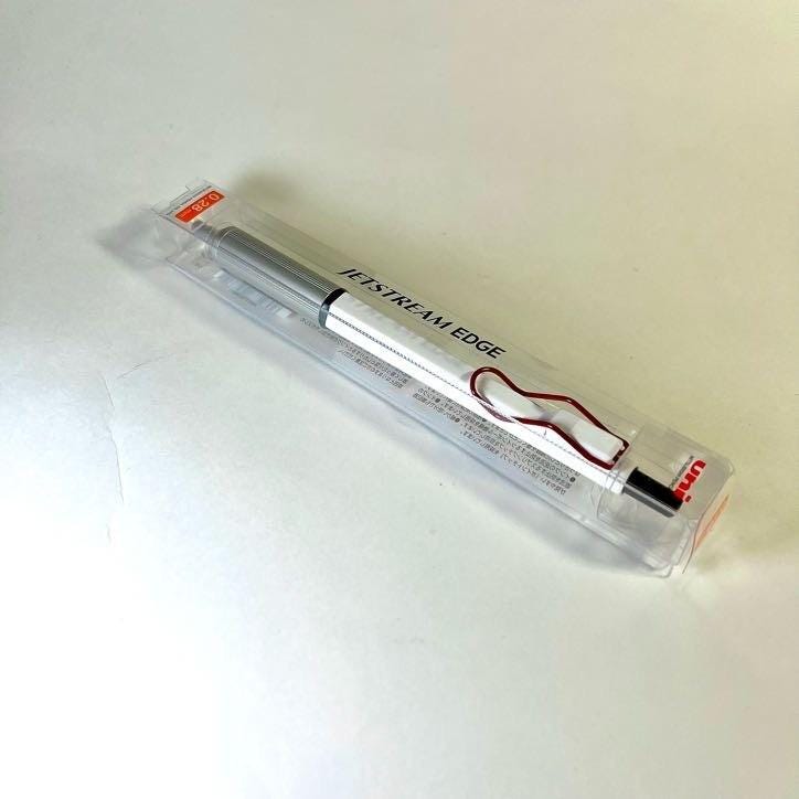 Mitsubishi Pencil 0.28m UNI JETSTREAM EDGE White Red Limited Edition from Japan