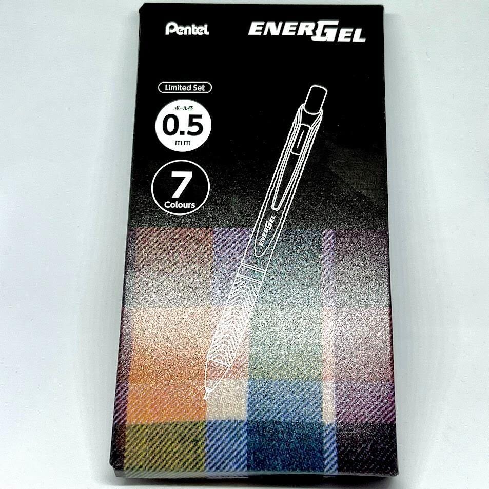 Pentel Limited Edition Energel New 7 Colors Set 0.5mm Set from Japan