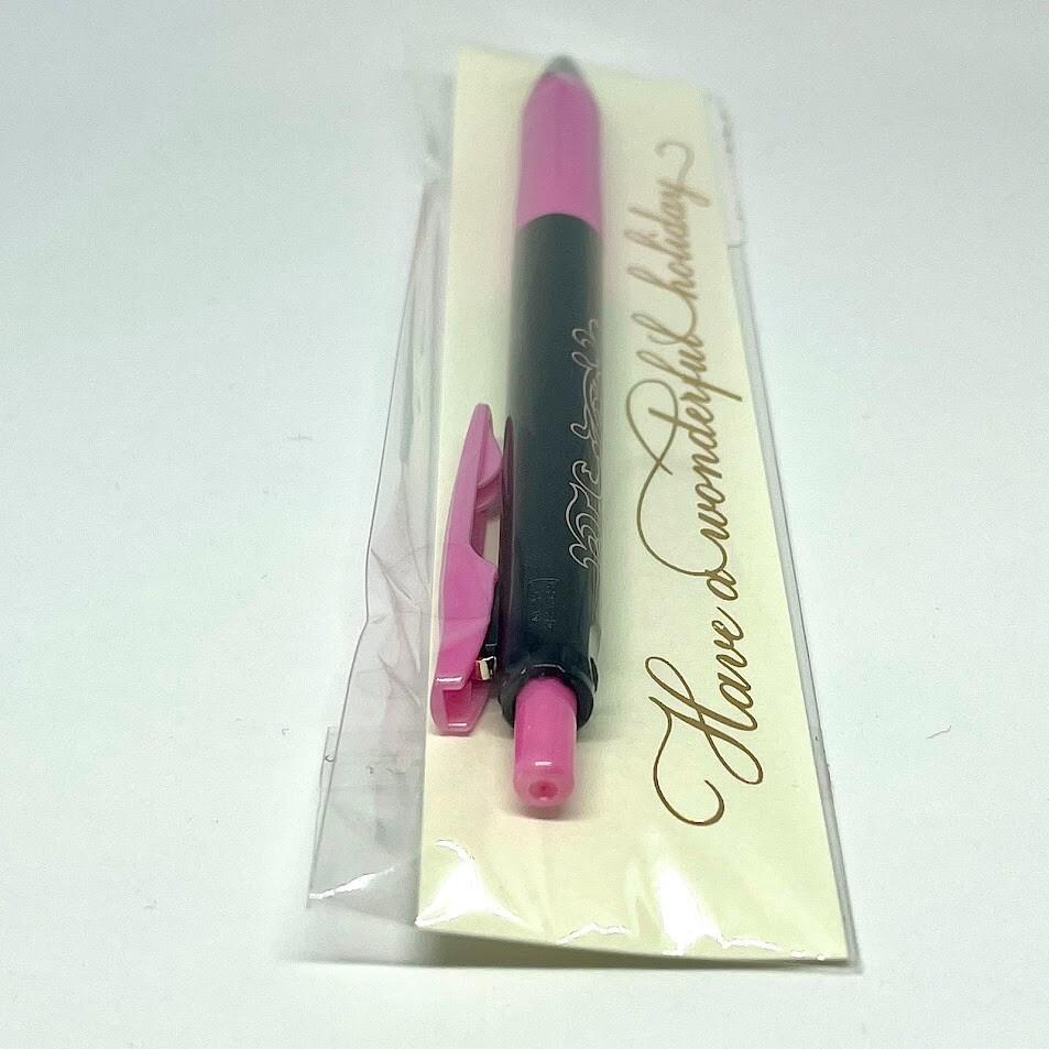 Tokyo Stationery Festival Limited Edition Rollbahn Sarasa Clip Shiny Pink Pen