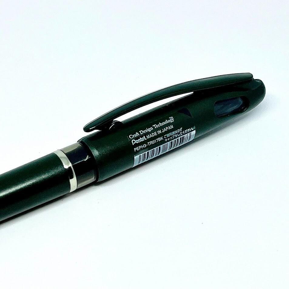 Pentel Tradio Dark Green Color Black Ink Fountain Pen