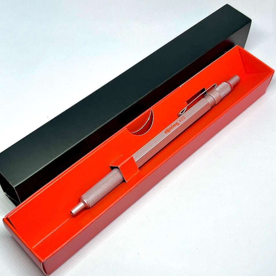 Rotring 600 Ballpoint Pen 0.7mm Japan Limited Edition Color Rose Gold Brand New