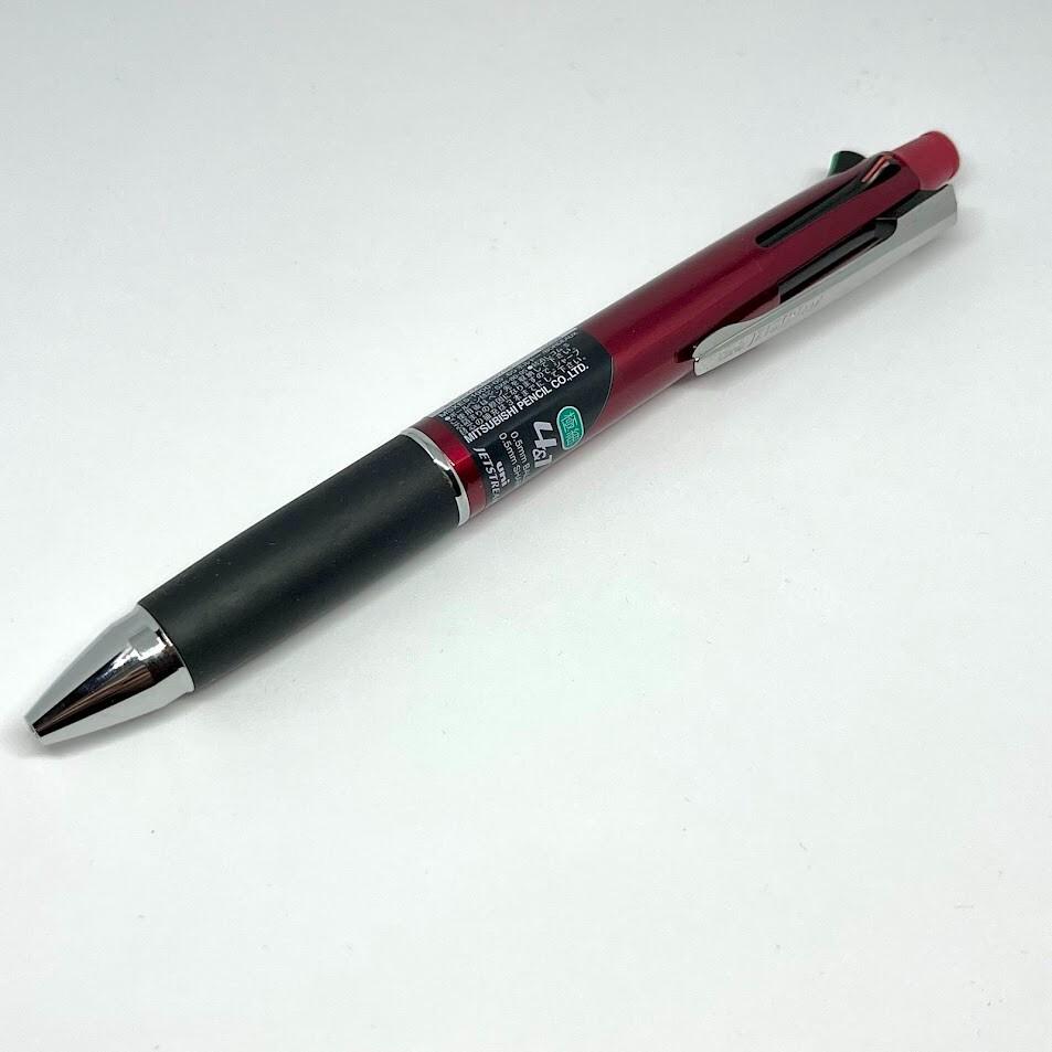 Uni Jetstream 4&1 - 4 Color 0.5 mm Ballpoint Multi Pen + 0.5 mm Pencil -Bordeaux