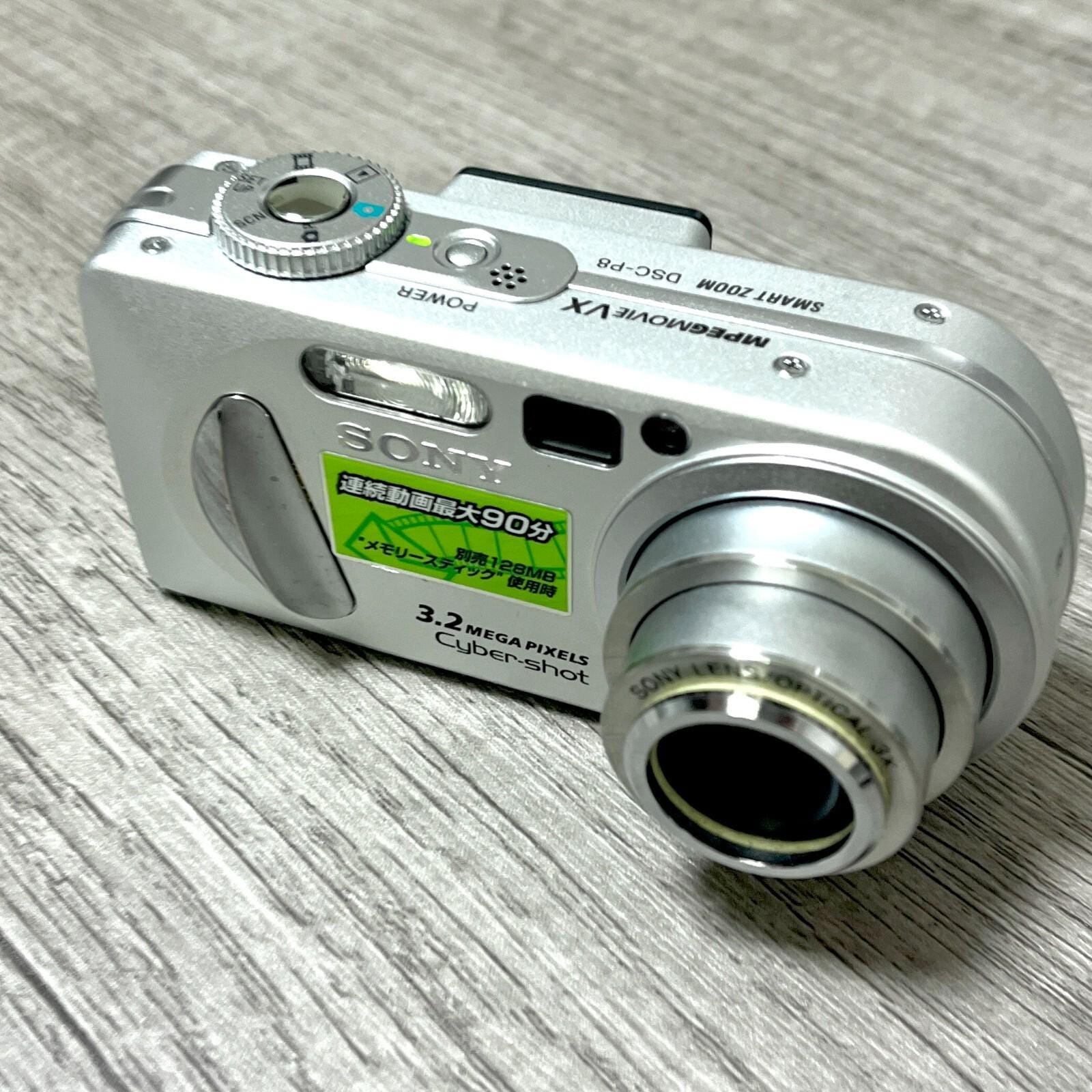 Sony DSCP8 Cyber-shot 3.2MP Digital Camera- Tested -Works  -Read Description-