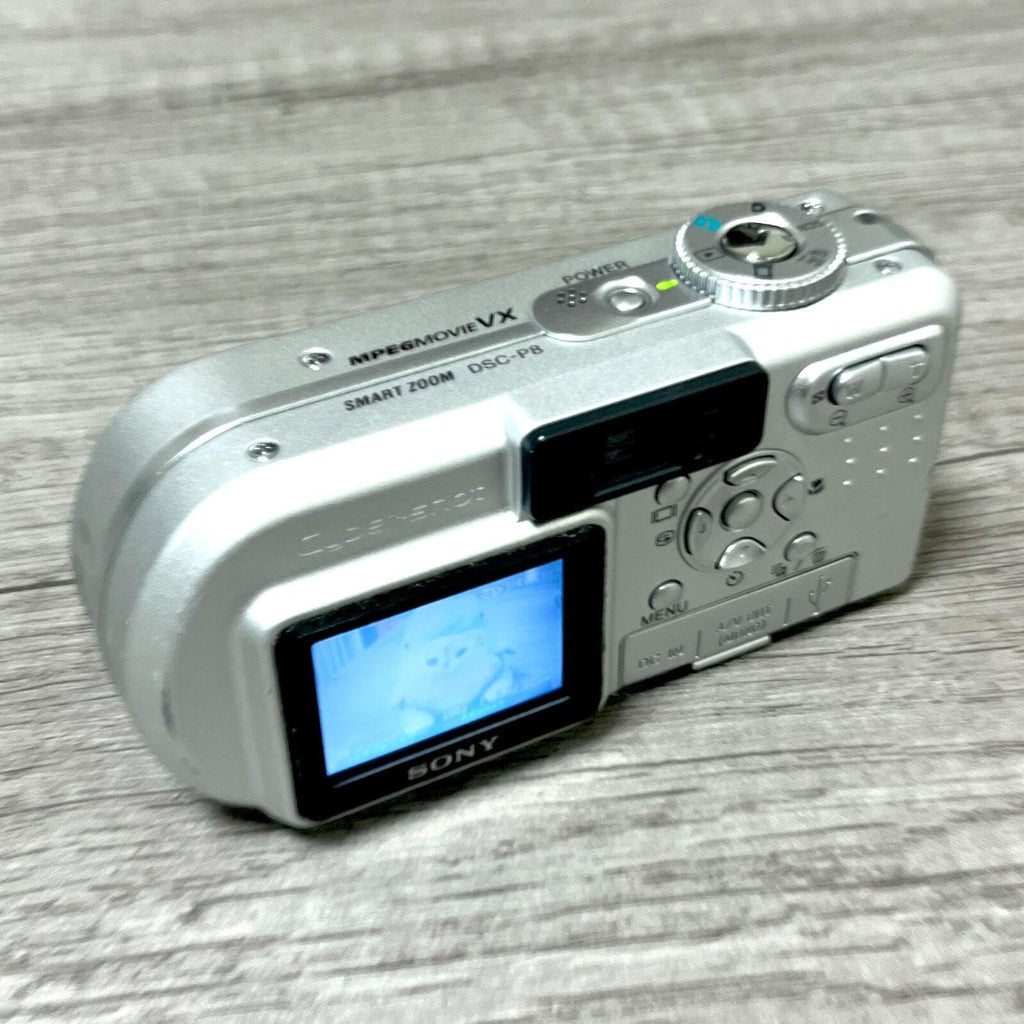 Sony DSCP8 Cyber-shot 3.2MP Digital Camera- Tested -Works  -Read Description-
