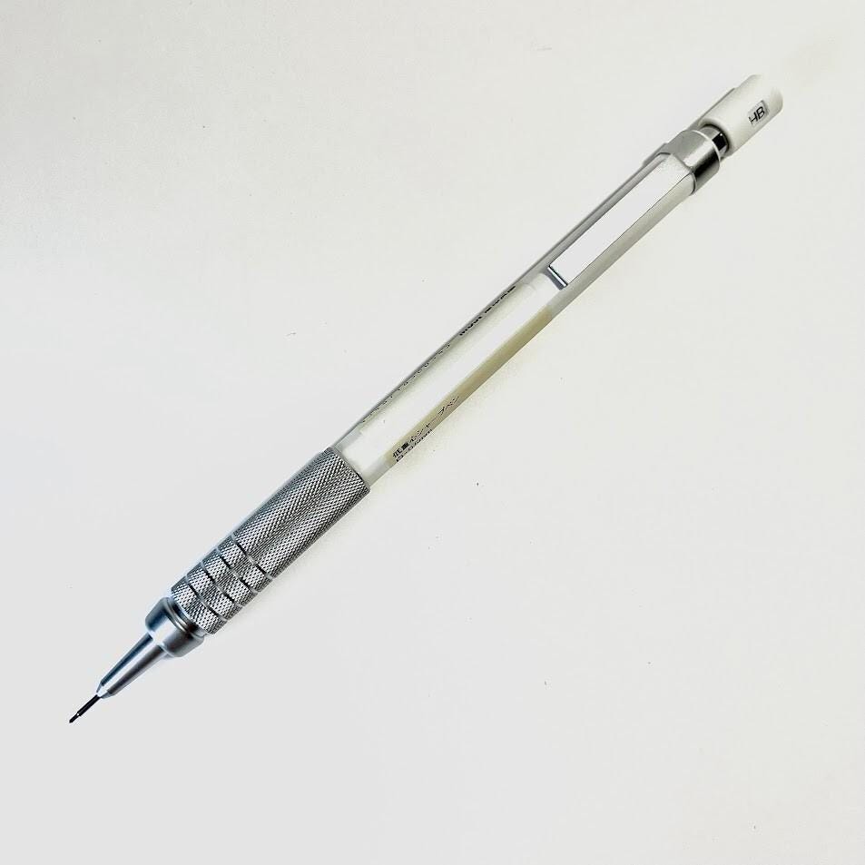 Muji Balanced Mechanical Pencil 0.5mm White - Ergonomic Design from Japan