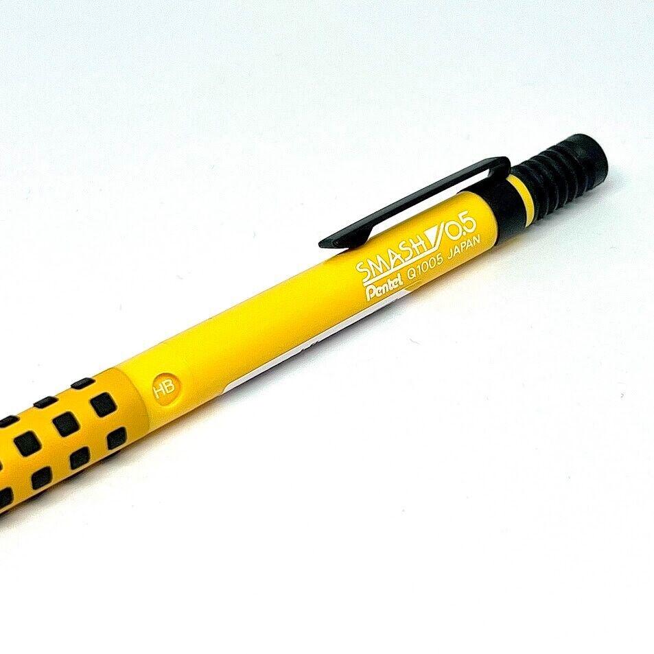Pentel Smash Chrome Yellow LoFt Limited Edition 0.5mm Mechanical Pencil