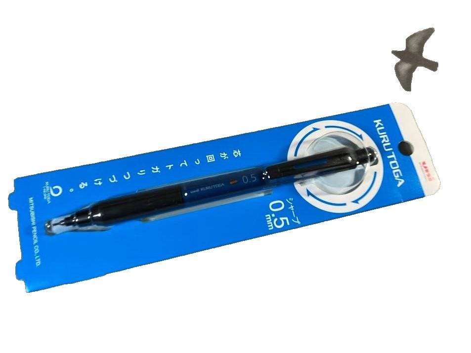 Uni Kuru Toga Mechanical Pencil 0.5 BLUE from Japan