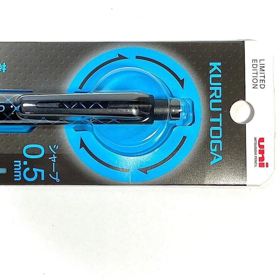 Limited Edition FLASH BLUE Uni Kuru Toga 0.5mm Pencil - Japanese Collectible
