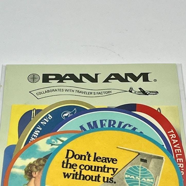 Pan Am x Traveler's Factory 8-piece Sticker Set – Made in Japan