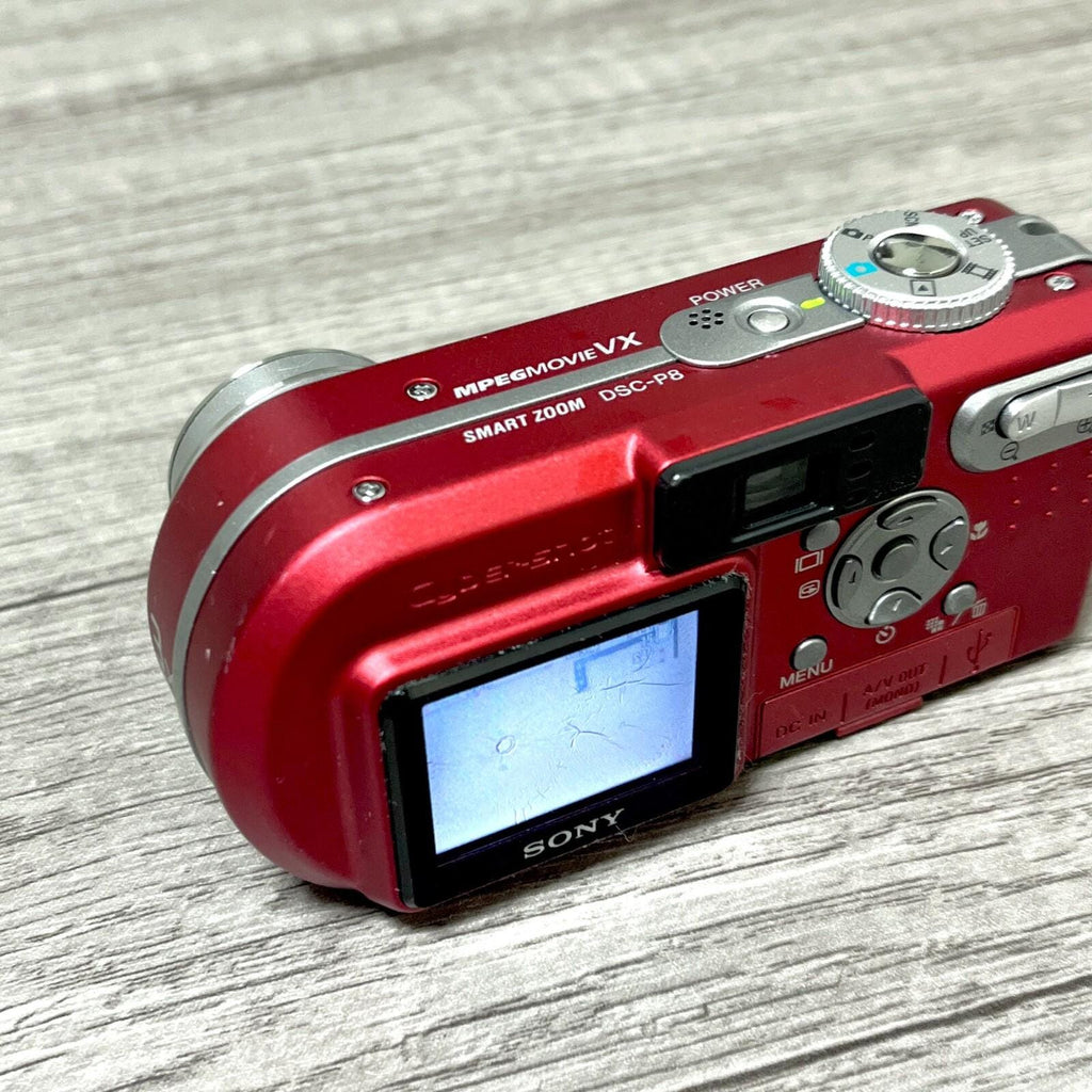 Sony DSCP8 Cyber-shot 3.2MP Digital Camera- Tested -Works  -Read Description-