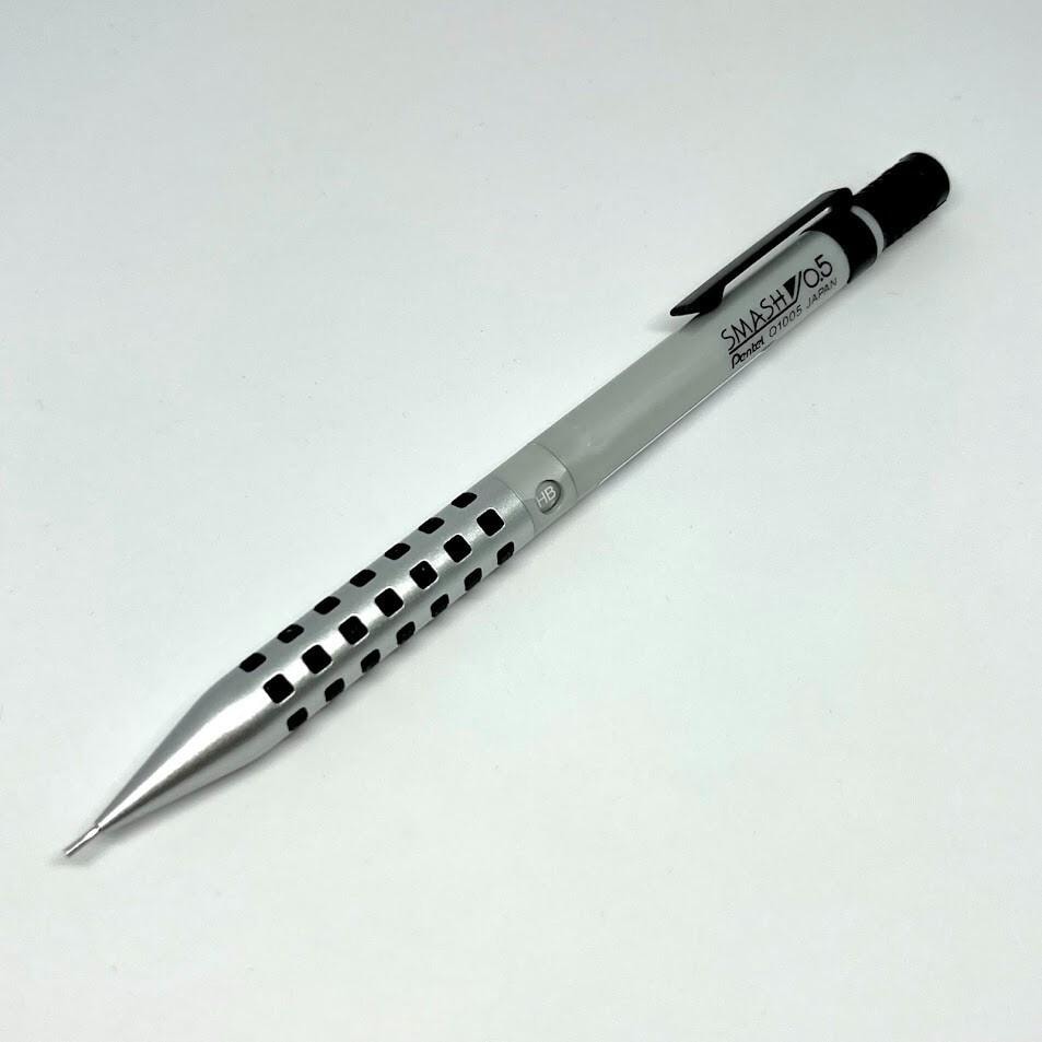 Pentel Smash Japan Silver Color Limited Edition 0.5mm Mechanical Pencil