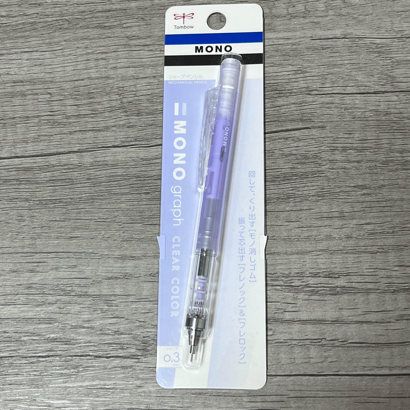 Tombow Mono Clear Color Limited Mechanical Pencil&Eraser 0.5mm Made in Japan
