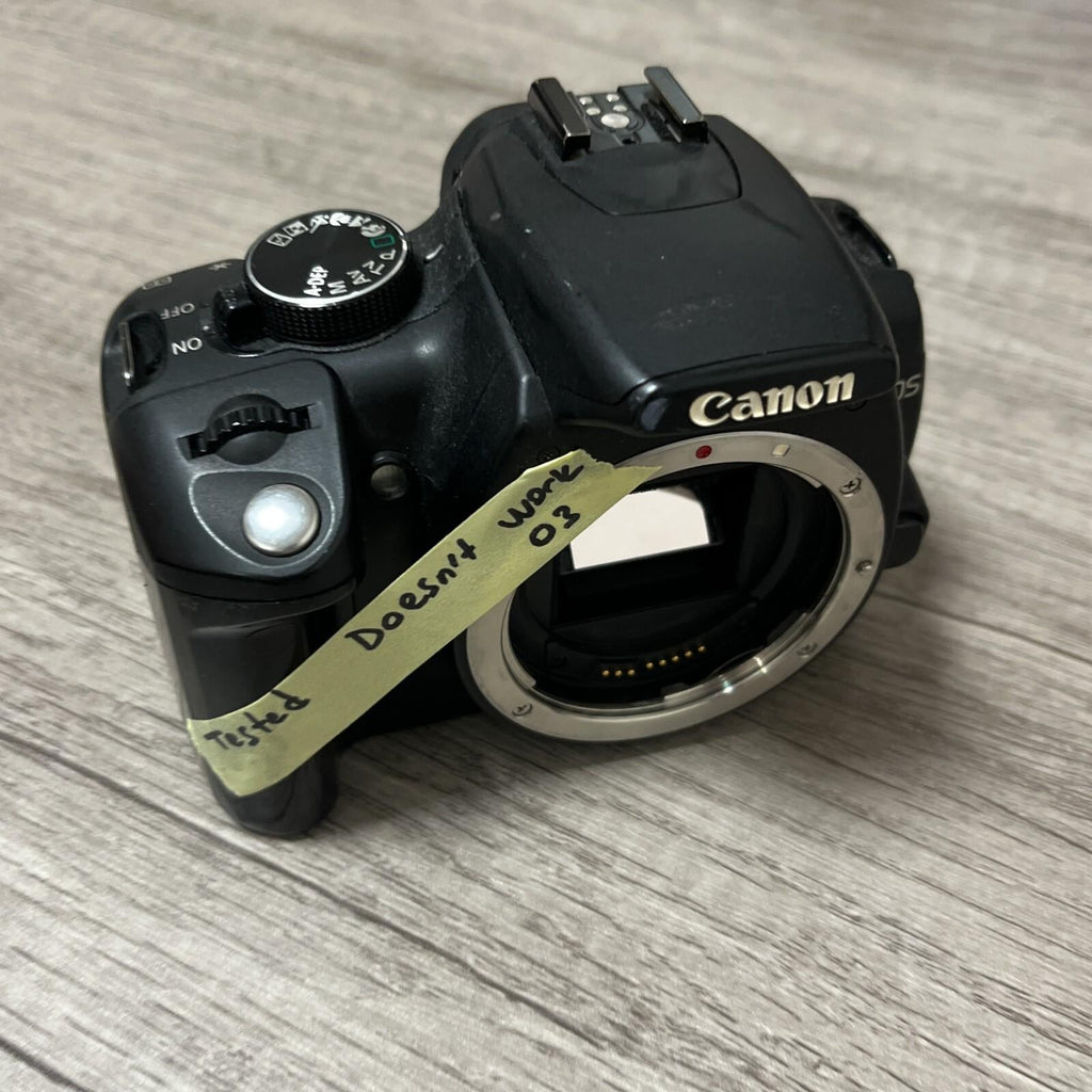 Canon EOS Kiss Digital N Digital Camera (Body Only, No Battery) - Not Working