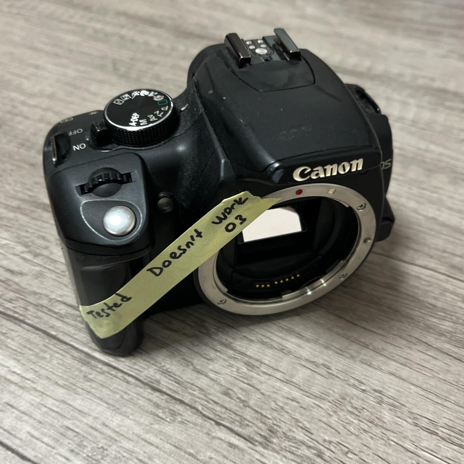 Canon EOS Kiss Digital N Digital Camera (Body Only, No Battery) - Not Working