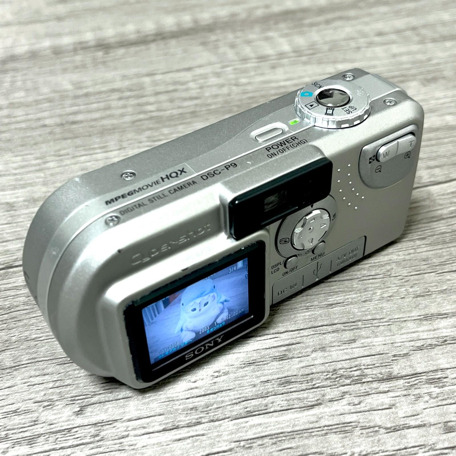 Sony DSCP9 Cyber-shot 4.0MP Digital Camera- Tested -Works  -Read Description-
