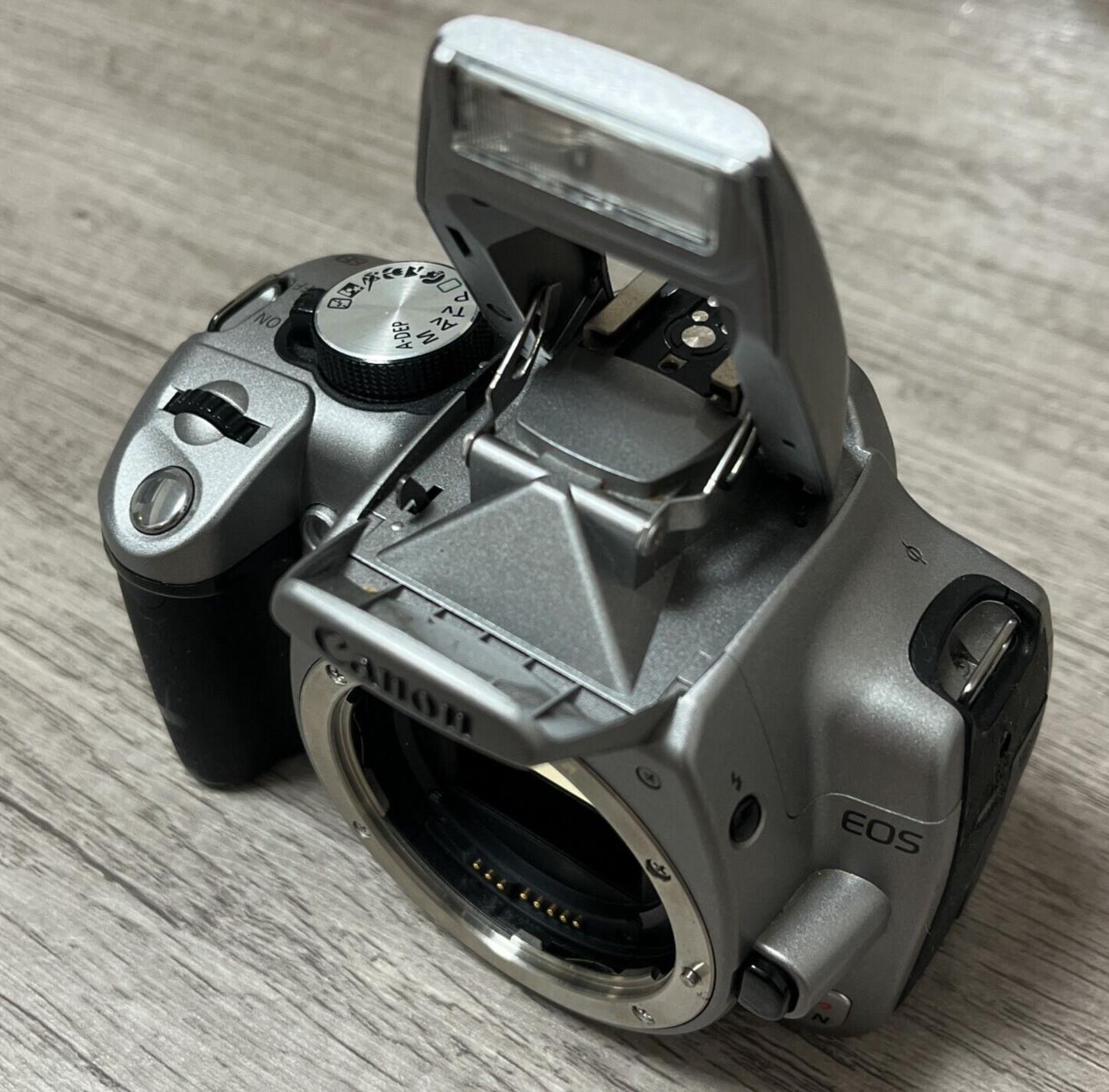 Canon EOS Kiss Digital N Digital Camera Works & In Good Shape – Body Only, No Battery