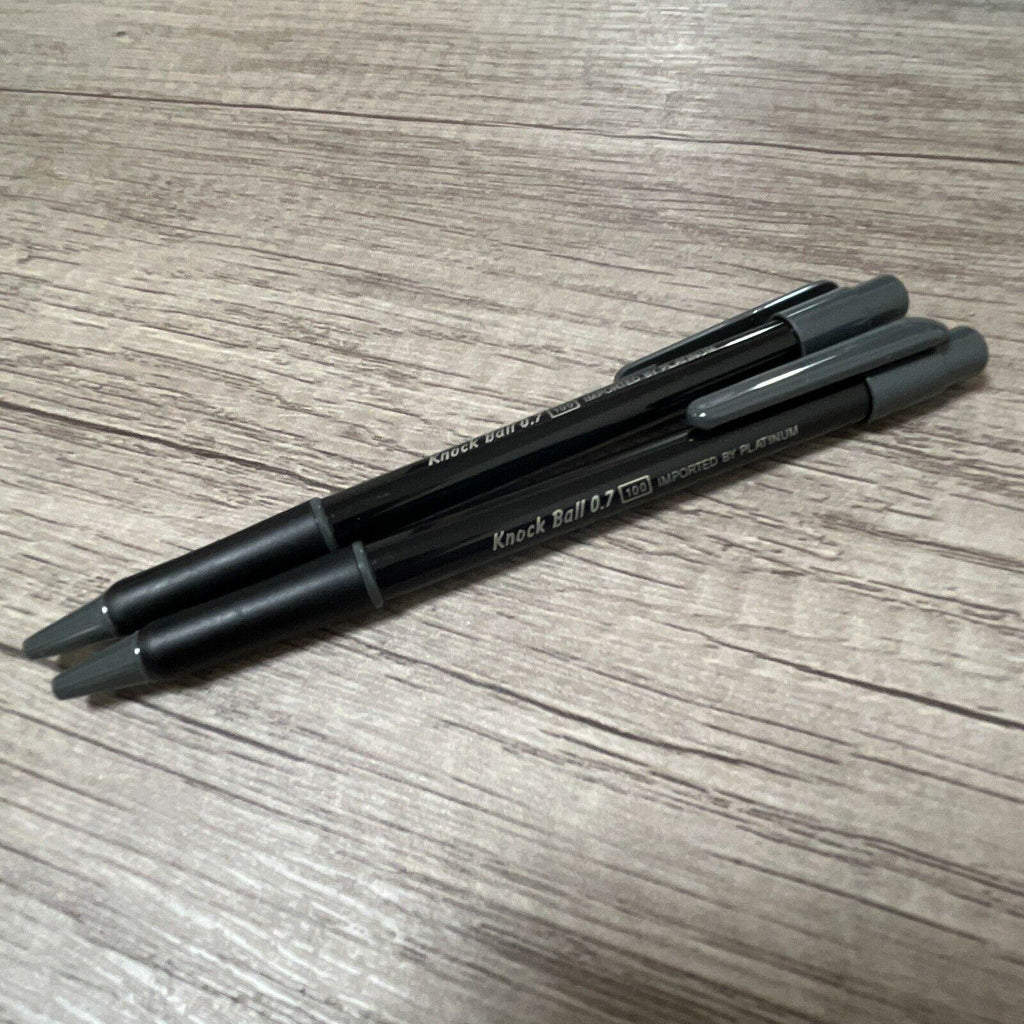 Platinum Knock Ball Pen 2 SET 0.7mm Loft Limited Edition from Japan