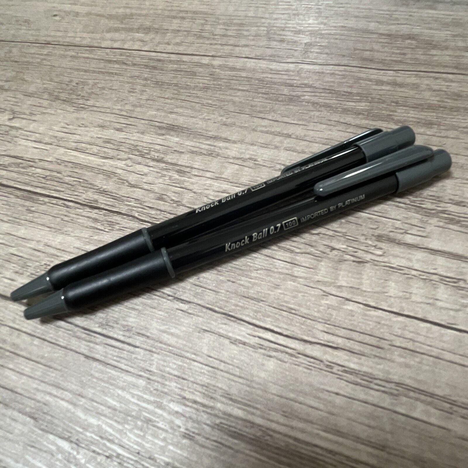 Platinum Knock Ball Pen 2 SET 0.7mm Loft Limited Edition from Japan