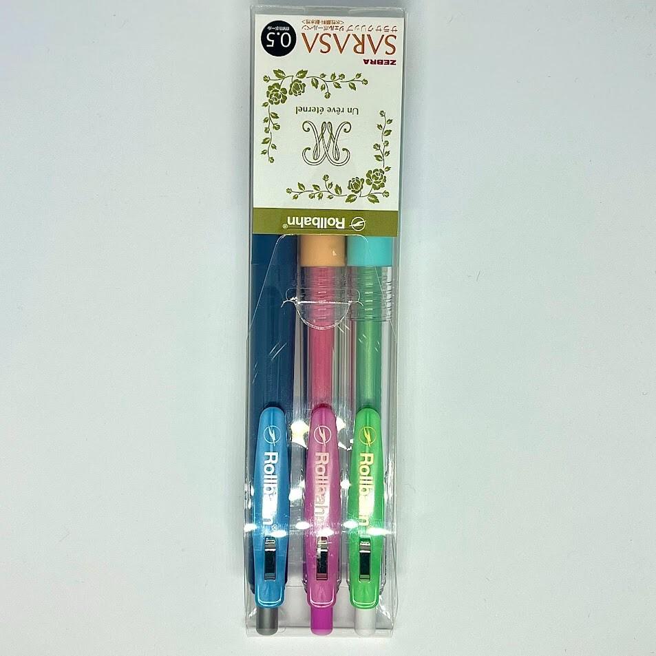 Tokyo Stationery Festival Limited Edition Rollbahn Sarasa Clip 3Pens Set