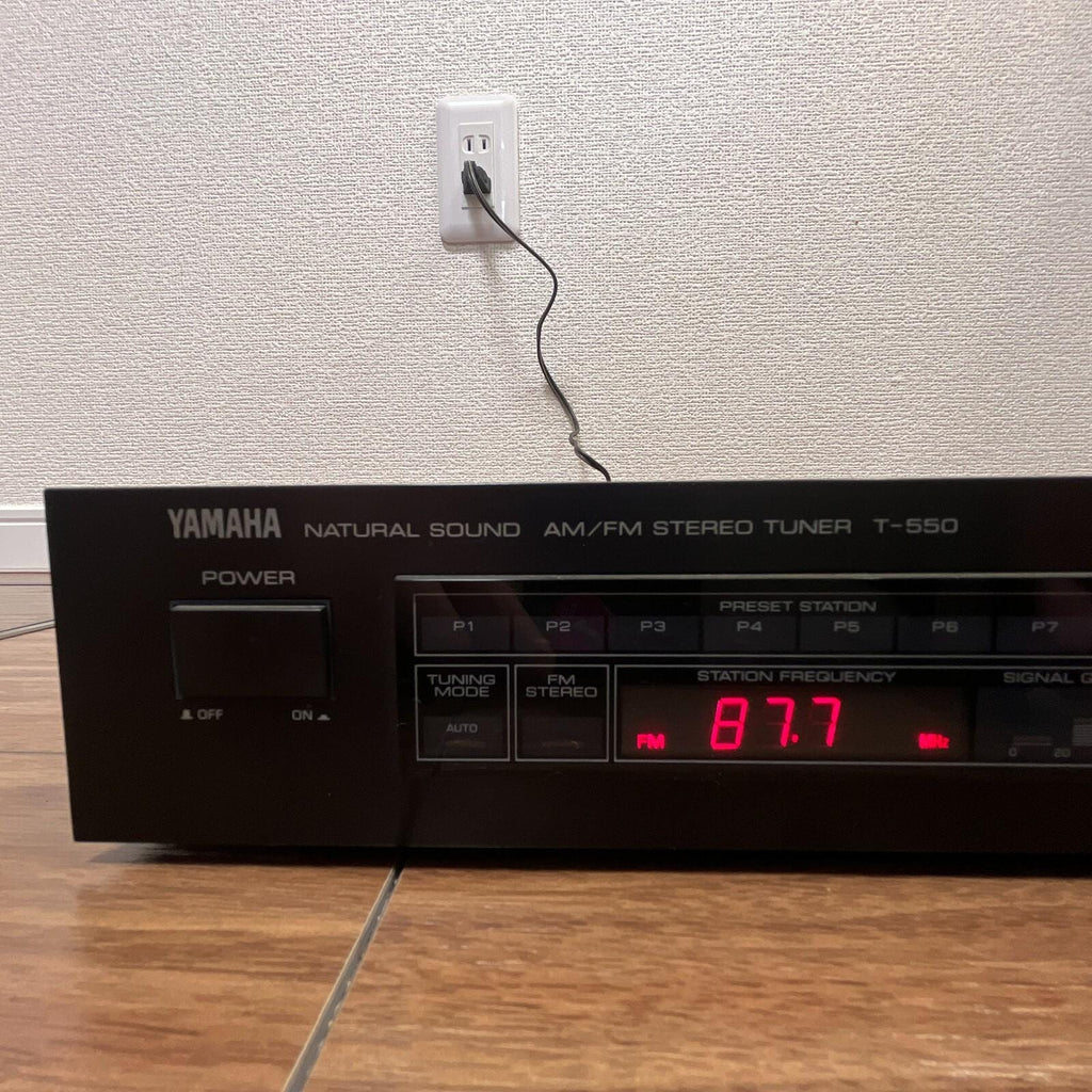 Yamaha T-550 AM/FM Stereo Tuner – Vintage Hi-Fi Radio –