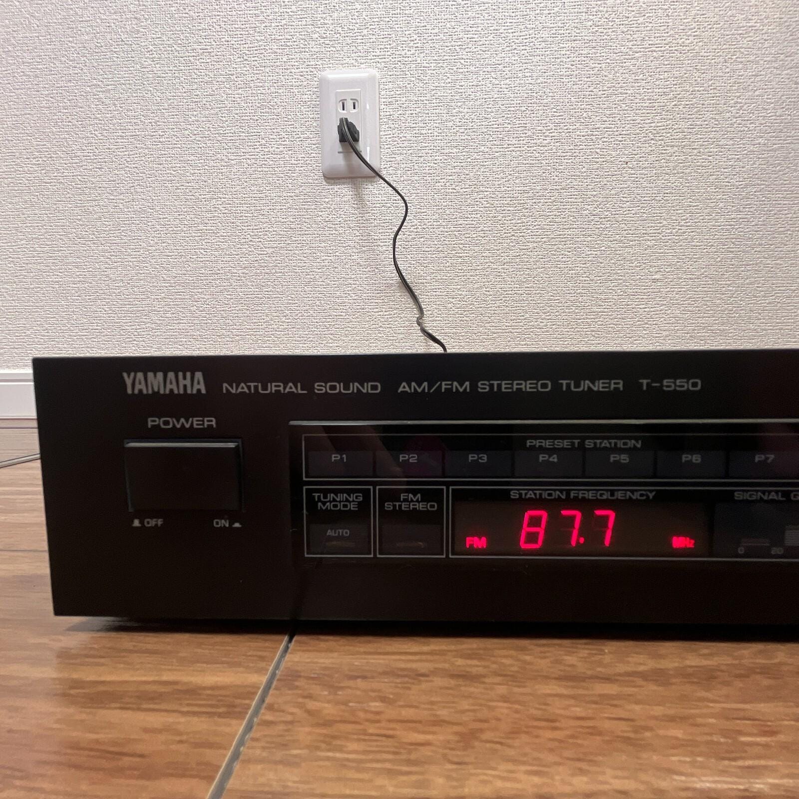 Yamaha T-550 AM/FM Stereo Tuner – Vintage Hi-Fi Radio –