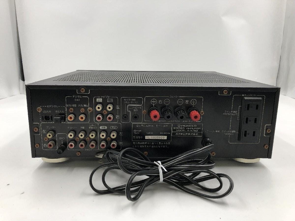 Vintage Pioneer A-X740 Stereo Integrated Amplifier Vintage Hi-Fi Audio Amp Tested Works