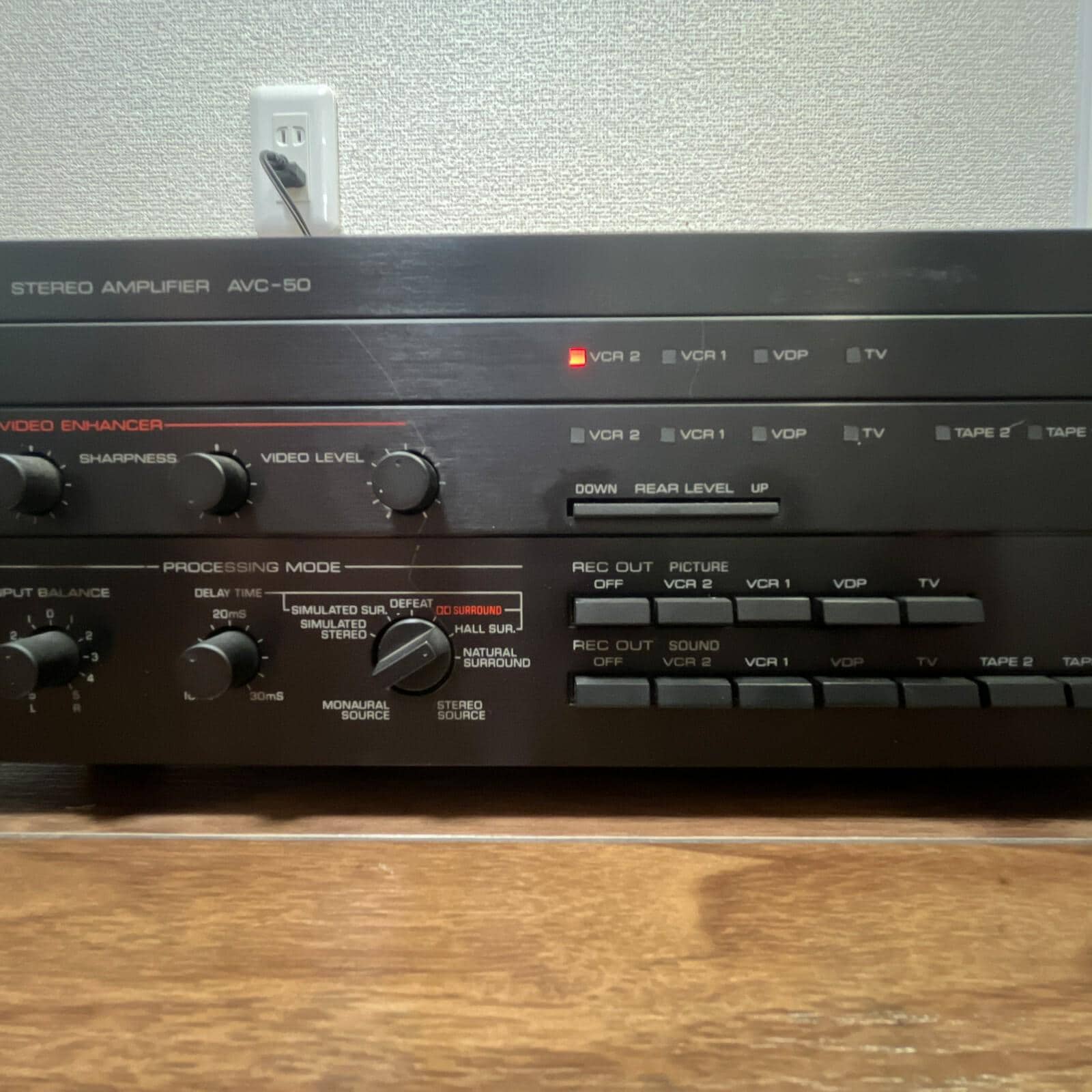 Vintage Yamaha AVC‑50 Natural Sound AV Control Amplifier