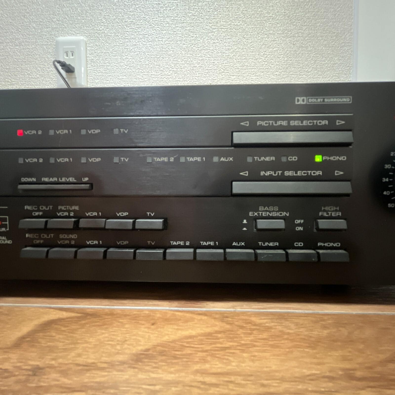 Vintage Yamaha AVC‑50 Natural Sound AV Control Amplifier