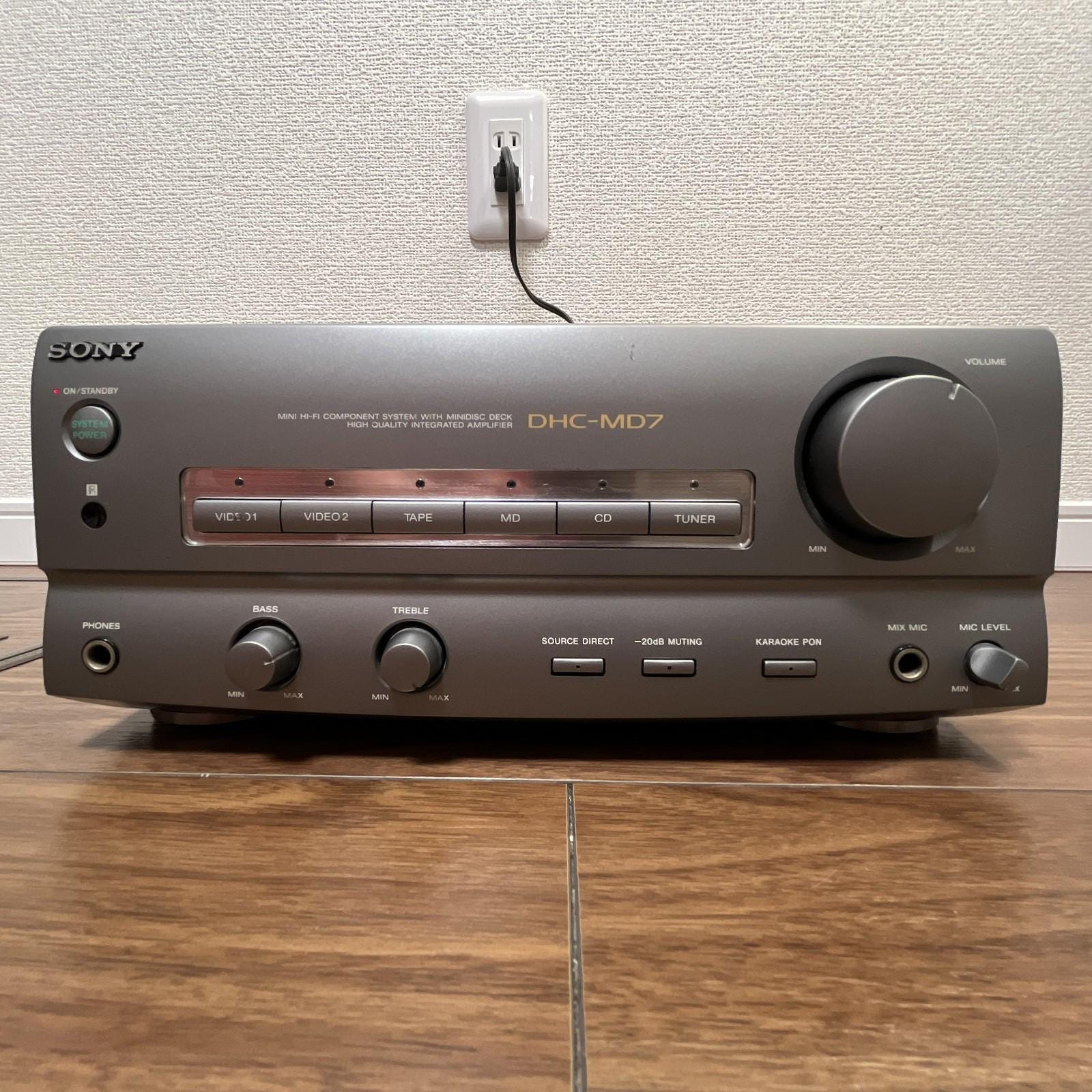 Vintage Sony TA‑M7 (DHC‑MD7) Pure Direct Stereo Pre‑Main Amplifier, Tested – Ready