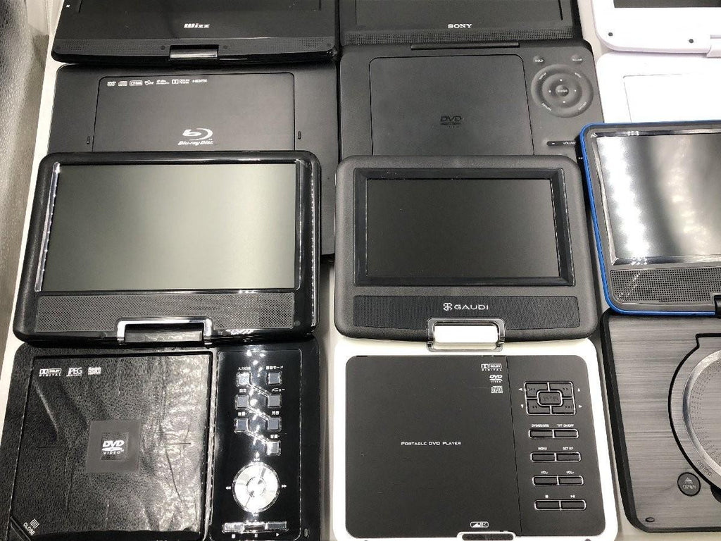 Vintage Portable DVD/BD Player Lot – Sony, Pioneer, Wizz (Untested)