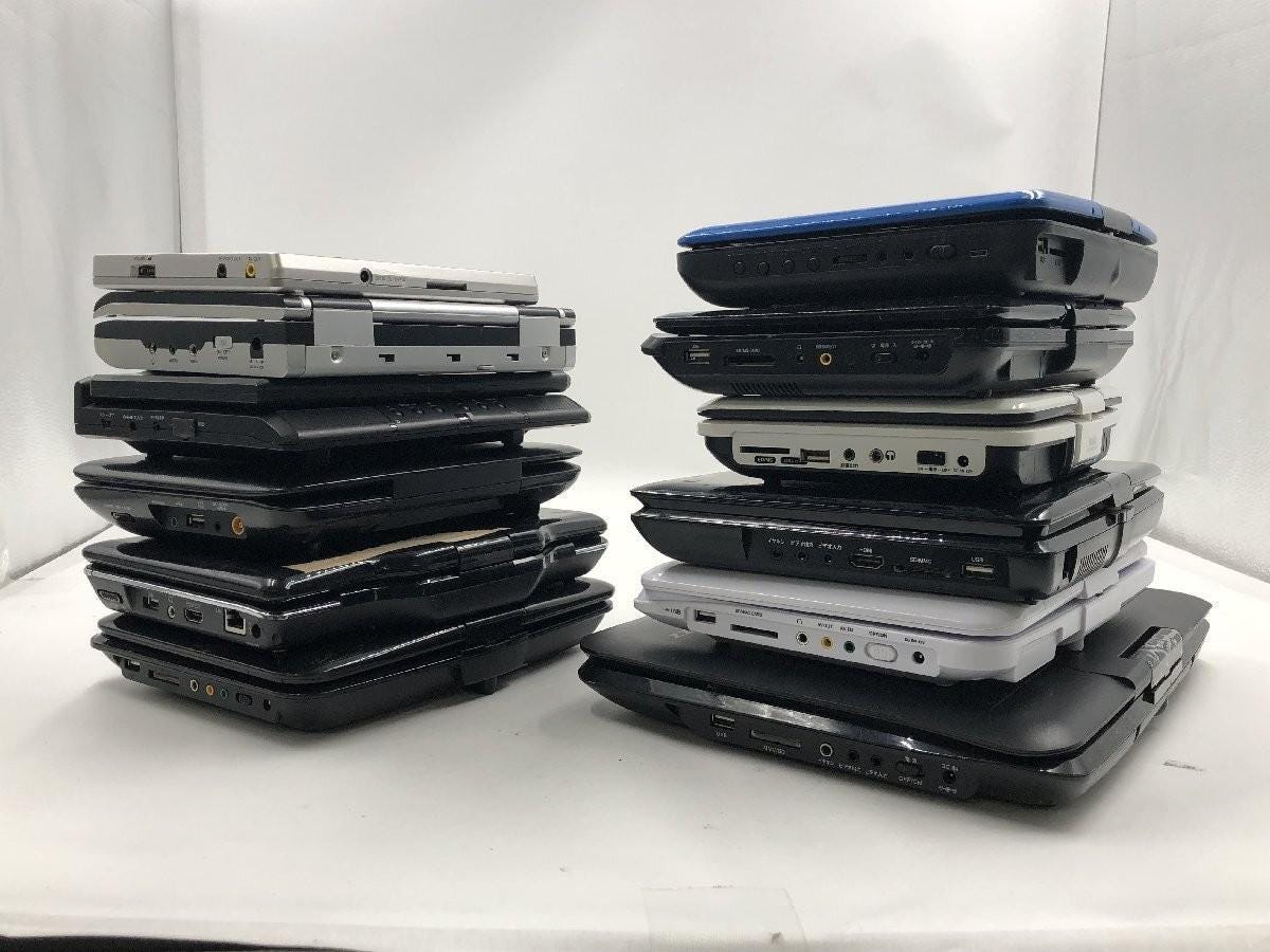 Vintage Portable DVD/BD Player Lot – Sony, Pioneer, Wizz (Untested)