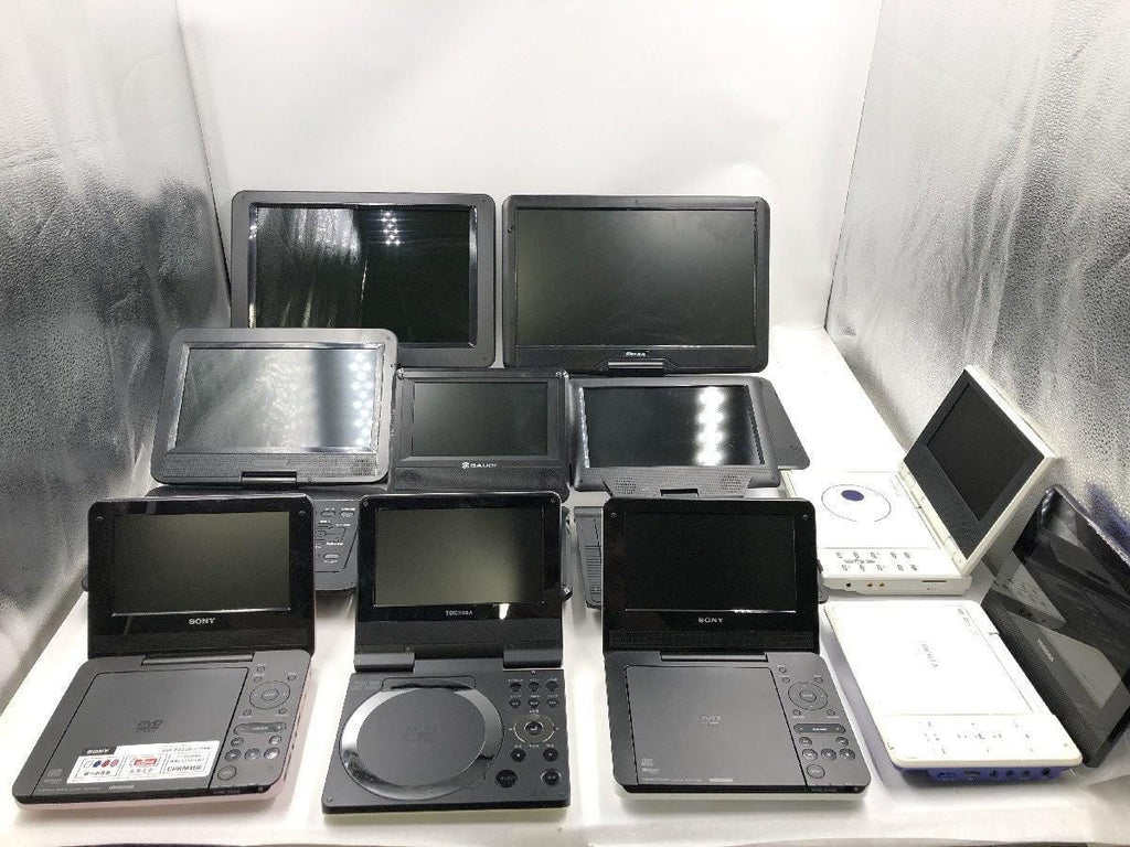 Vintage Portable DVD/BD Player Lot – Sony, Toshiba, Green House, Untested