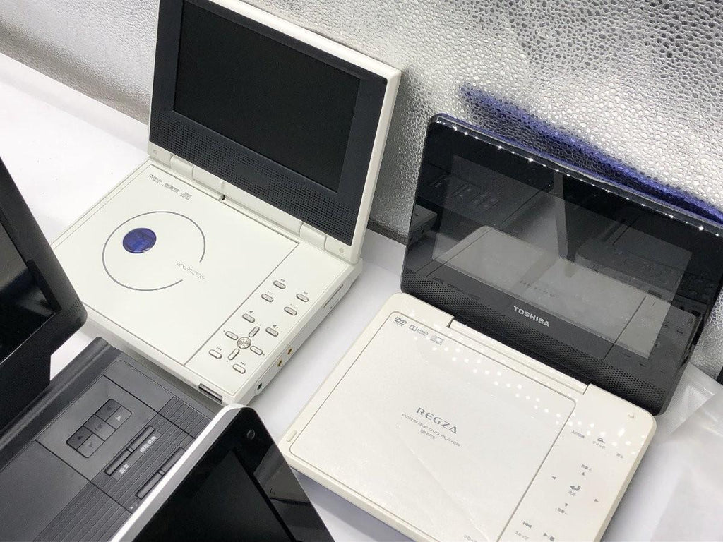 Vintage Portable DVD/BD Player Lot – Sony, Toshiba, Green House, Untested