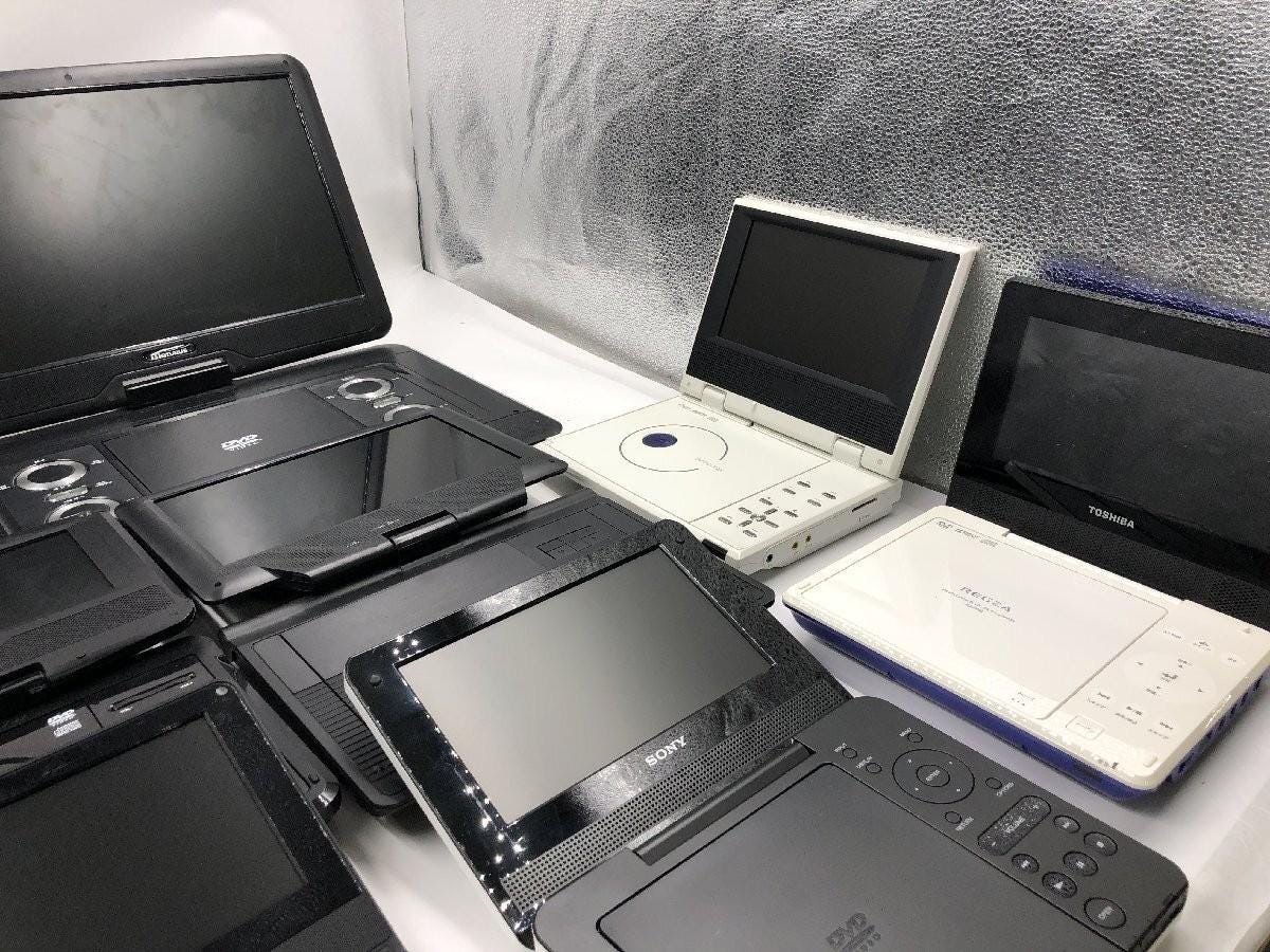 Vintage Portable DVD/BD Player Lot – Sony, Toshiba, Green House, Untested