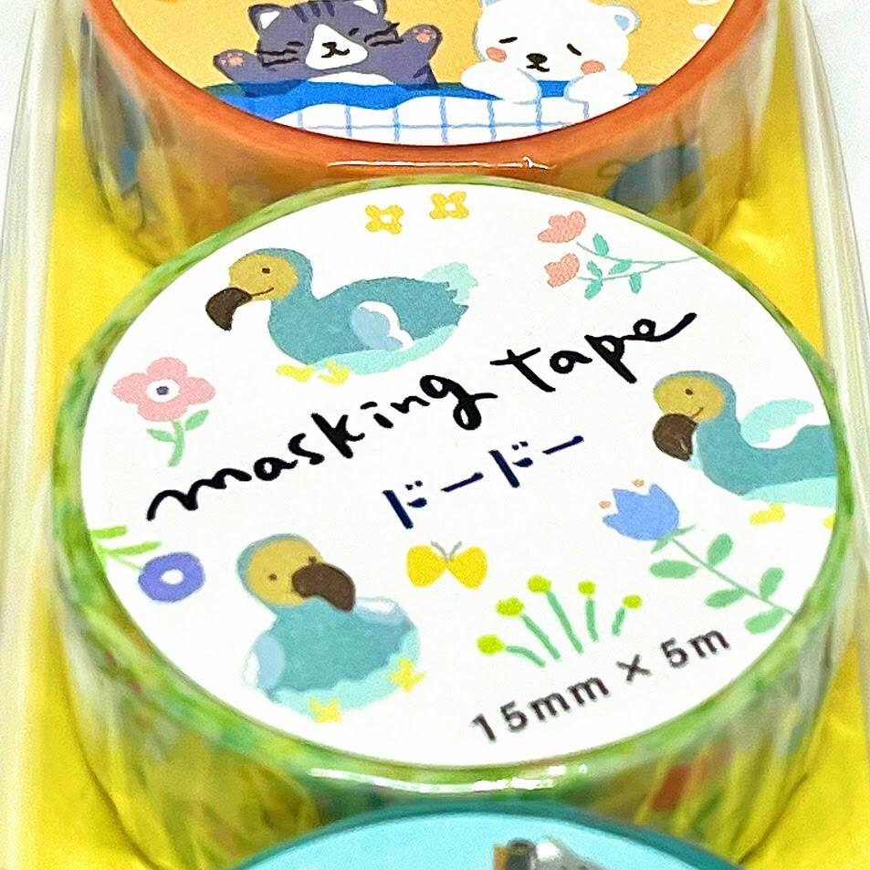 Tokyo Stationery Women's Expo Limited Edition 3Set 15x5mm Kawaii Masking Tape
