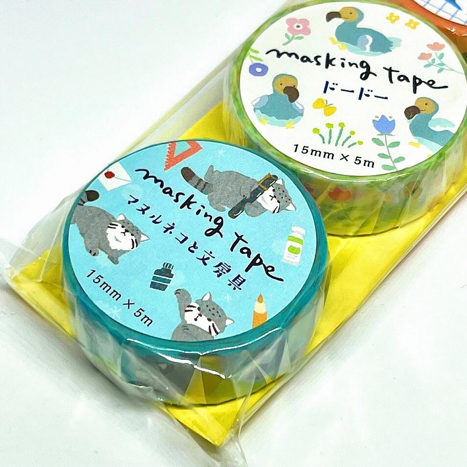 Tokyo Stationery Women's Expo Limited Edition 3Set 15x5mm Kawaii Masking Tape
