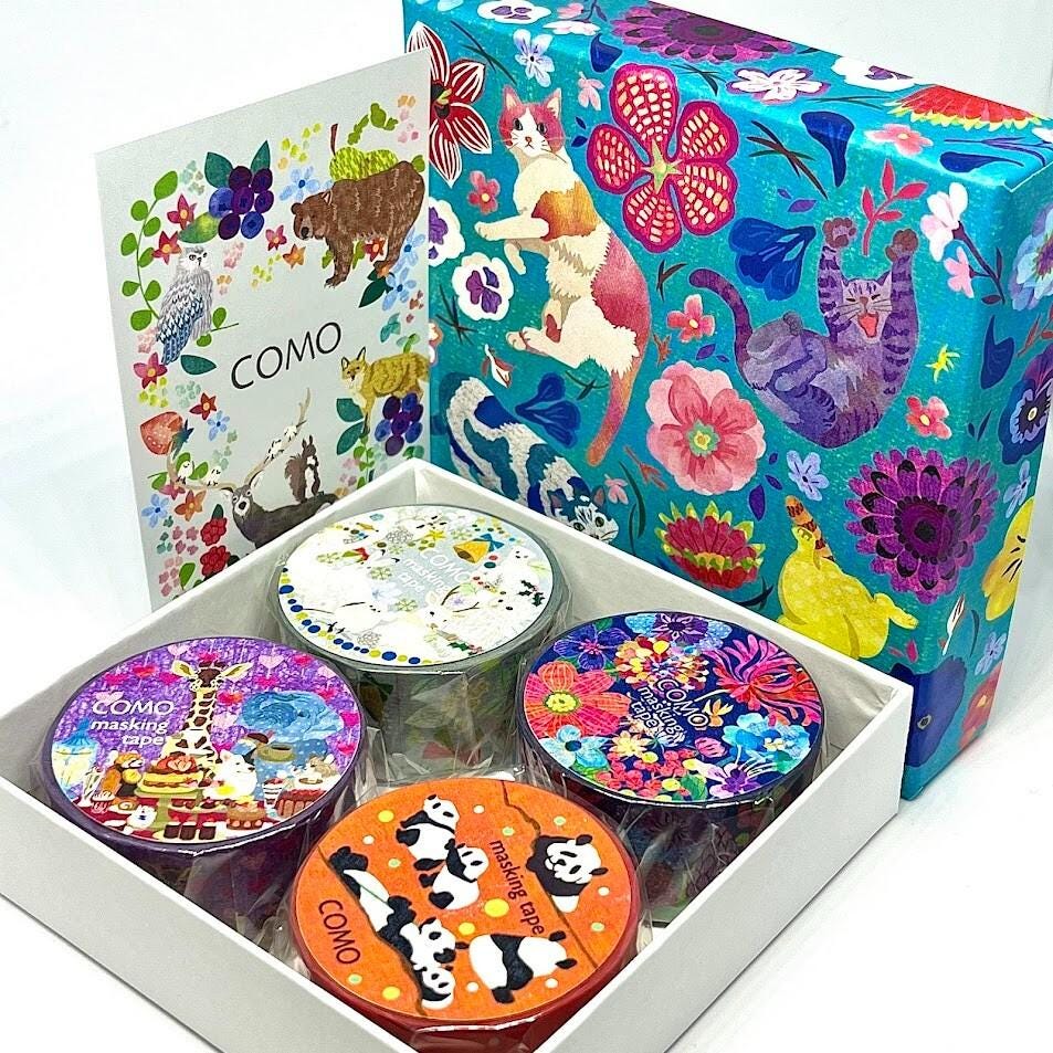 Tokyo Stationery Women's Expo Limited Edition 20x7mm Kawaii 4 Sets Masking Tape
