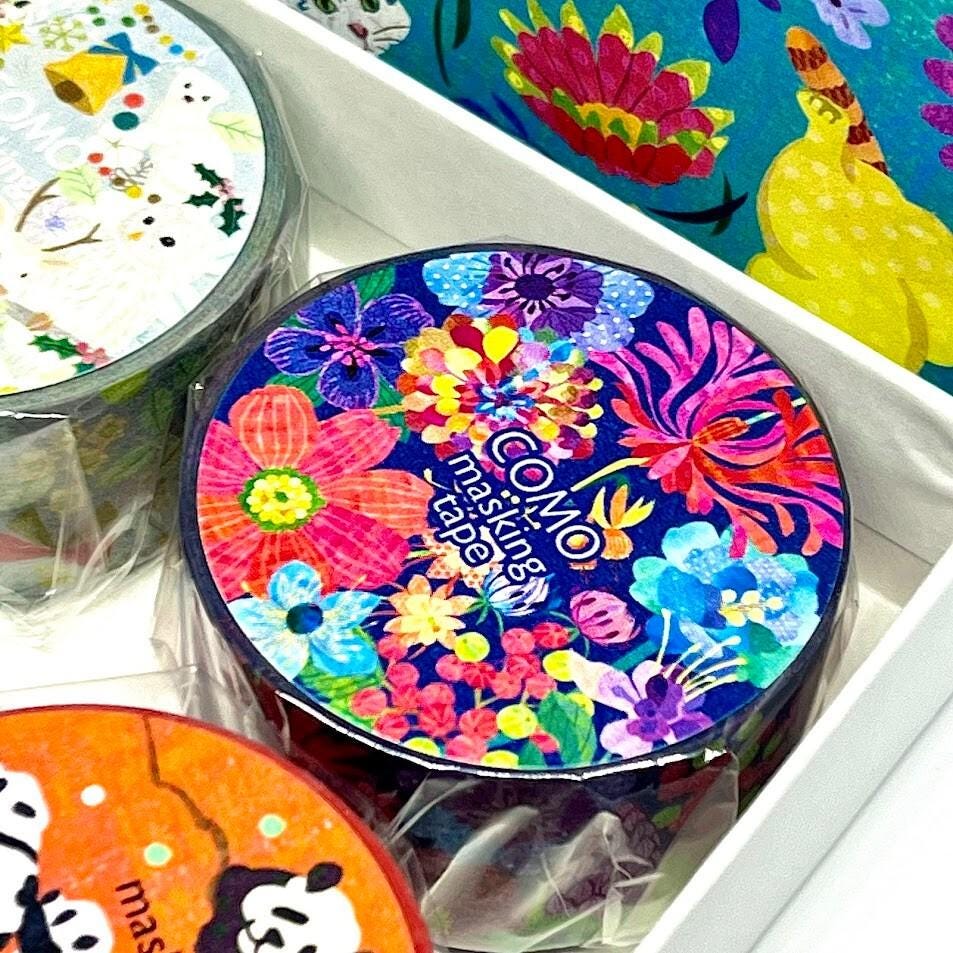 Tokyo Stationery Women's Expo Limited Edition 20x7mm Kawaii 4 Sets Masking Tape