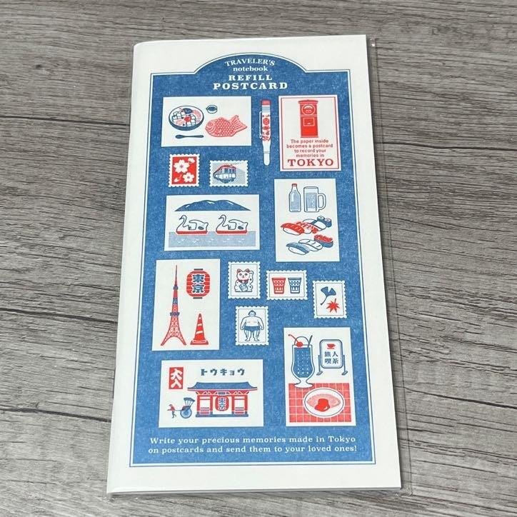 TRAVELER'S notebook Tokyo Postcard Limited Edition Refill Made in Japan