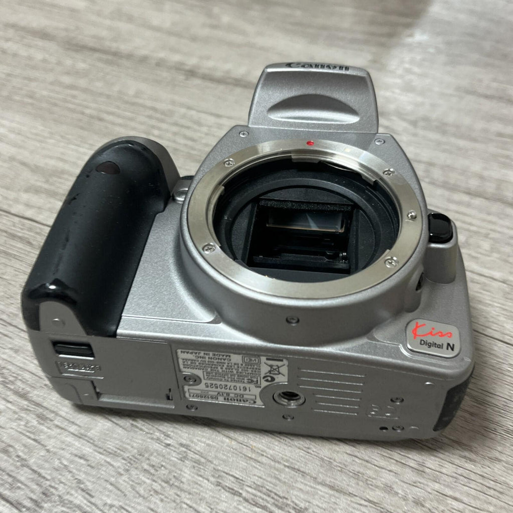 Vintage Canon EOS Kiss Digital N Camera - Working Condition (Body Only, No Battery)