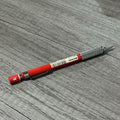 Muji Balanced Mechanical Pencil 0.5mm Red - Ergonomic Design, Precise Writing