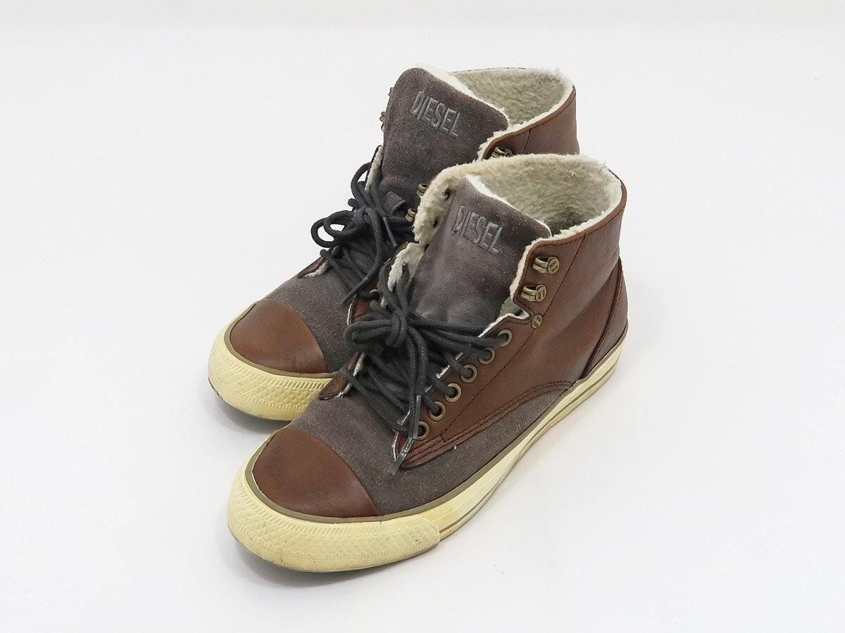 Diesel Sneakers Persis W Leather Upper, Man-Made Sole – US 7 / EU 37 / JP 24