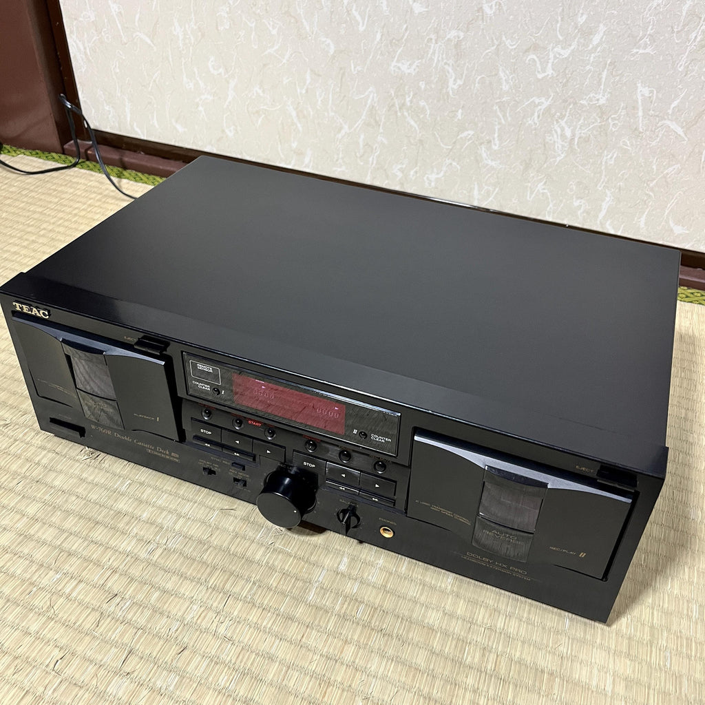 Vintage TEAC W-760R Double Cassette Deck – Auto-Reverse, Dolby B/C, HX-Pro TESTED