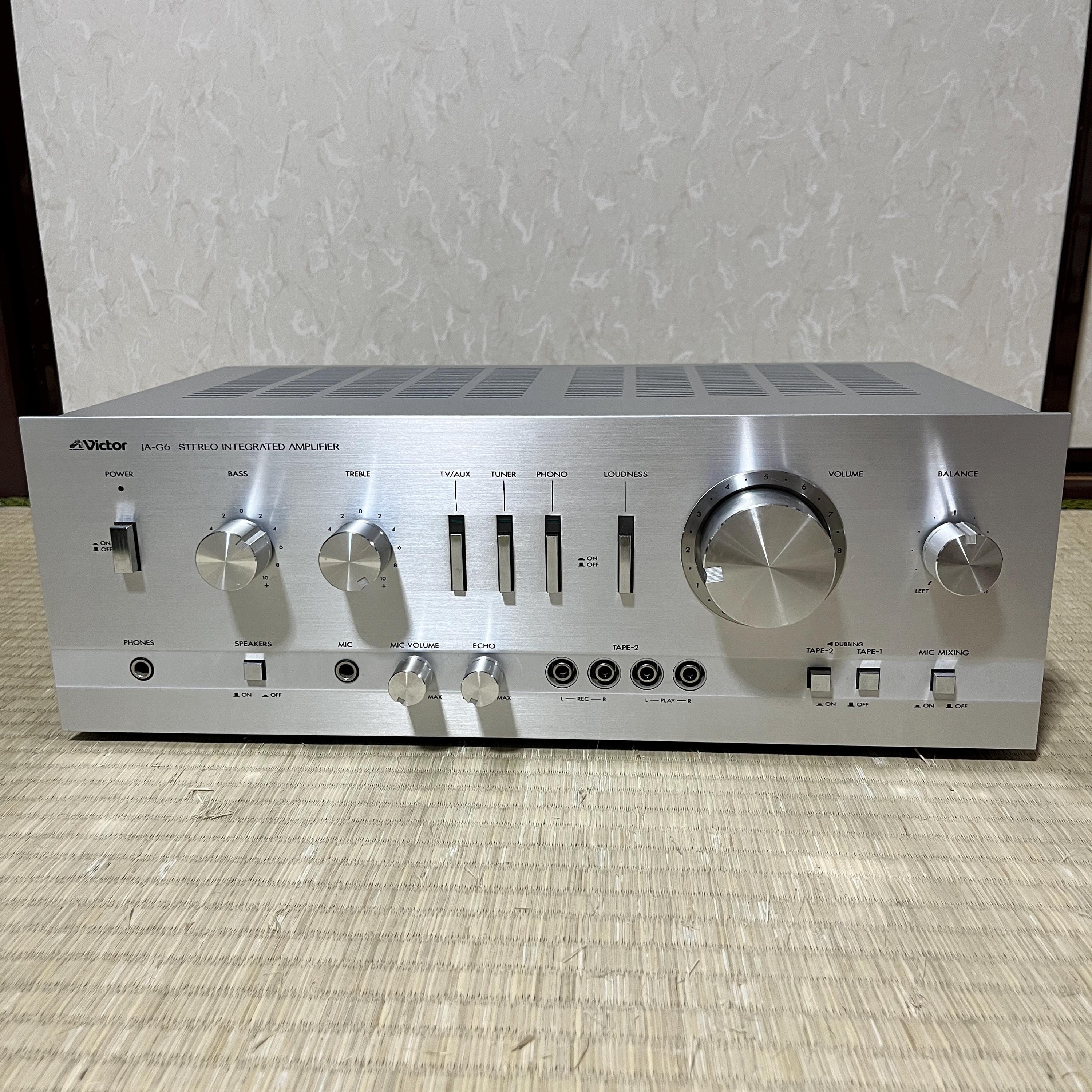 Vintage Victor JA-G6 Stereo Integrated Amplifier – Hi-Fi Audio Amp, Japan-Made, Tested & Working