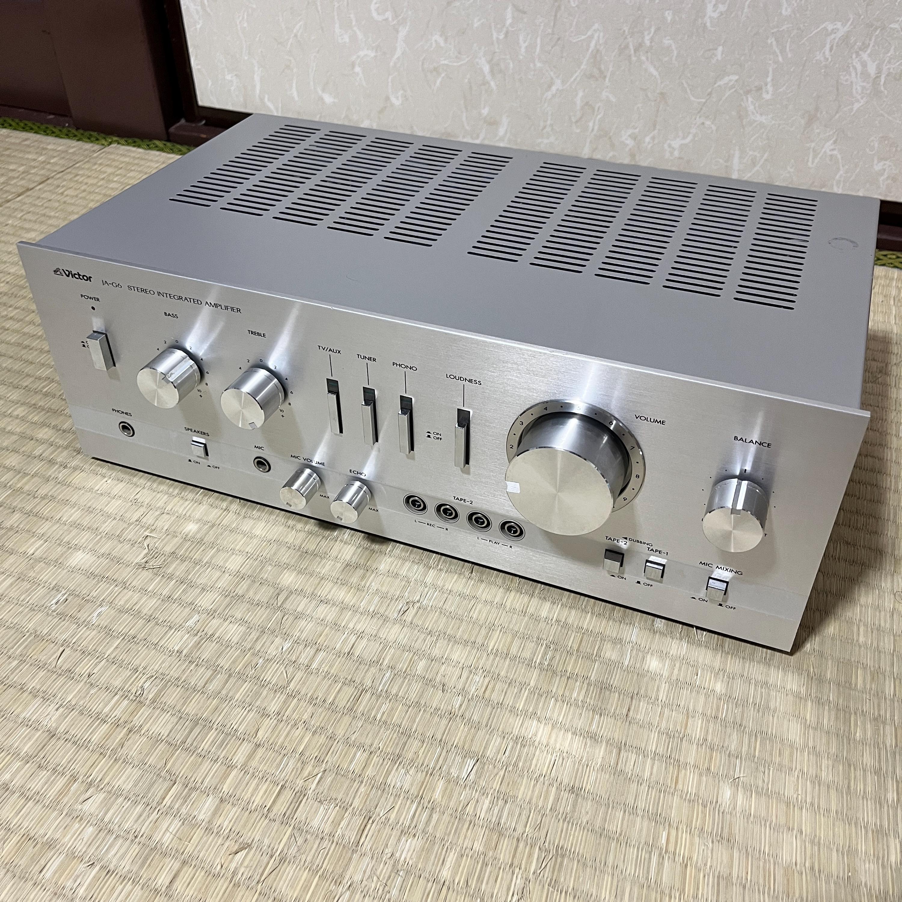 Vintage Victor JA-G6 Stereo Integrated Amplifier – Hi-Fi Audio Amp, Japan-Made, Tested & Working
