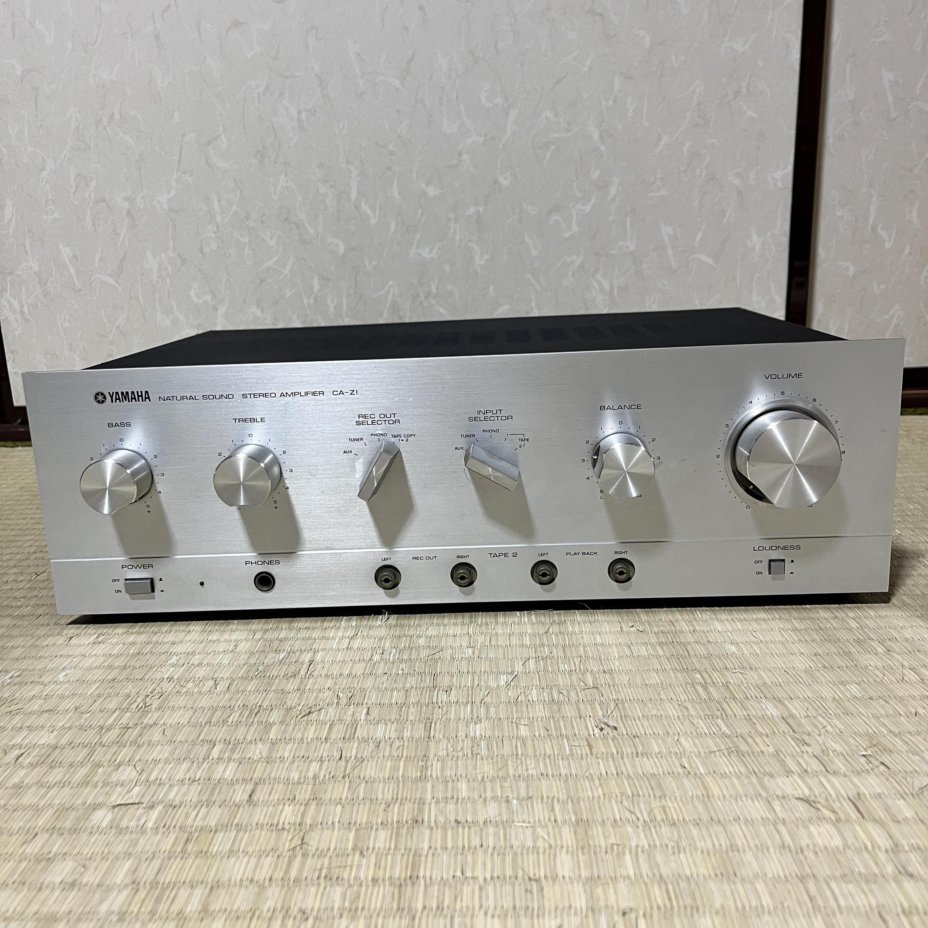 Vintage Yamaha CA-Z1 Stereo Integrated Amplifier – Hi-Fi Audio Amp, Japan-Made, Rare, Tested & Working