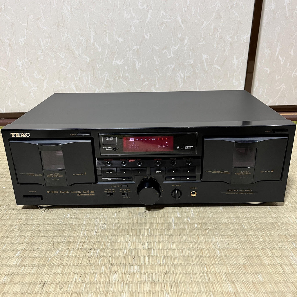 Vintage TEAC W-760R Double Cassette Deck – Auto-Reverse, Dolby B/C, HX-Pro TESTED