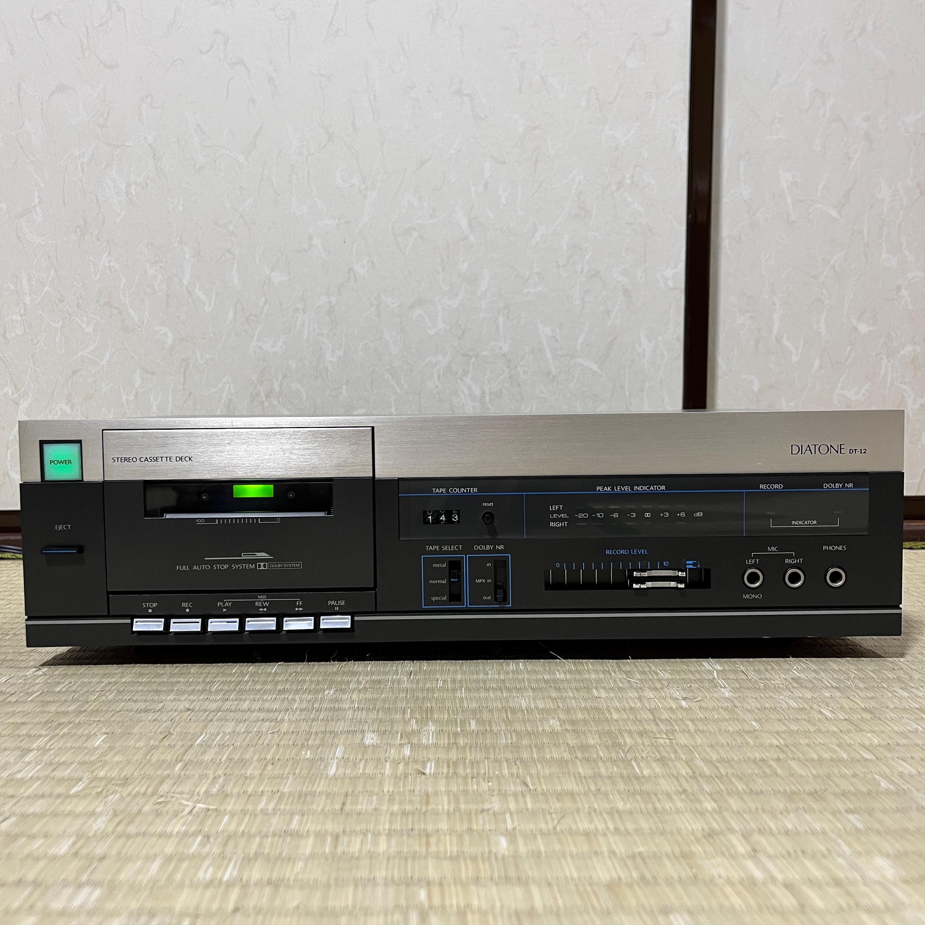 Diatone DT-12 (Mitsubishi) Stereo Cassette Deck – Working Vintage Hi-Fi