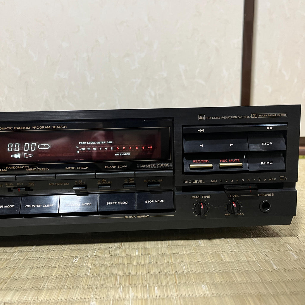 TEAC R-616X Stereo Double Cassette Deck – Dual Well Tape Player/Recorder
