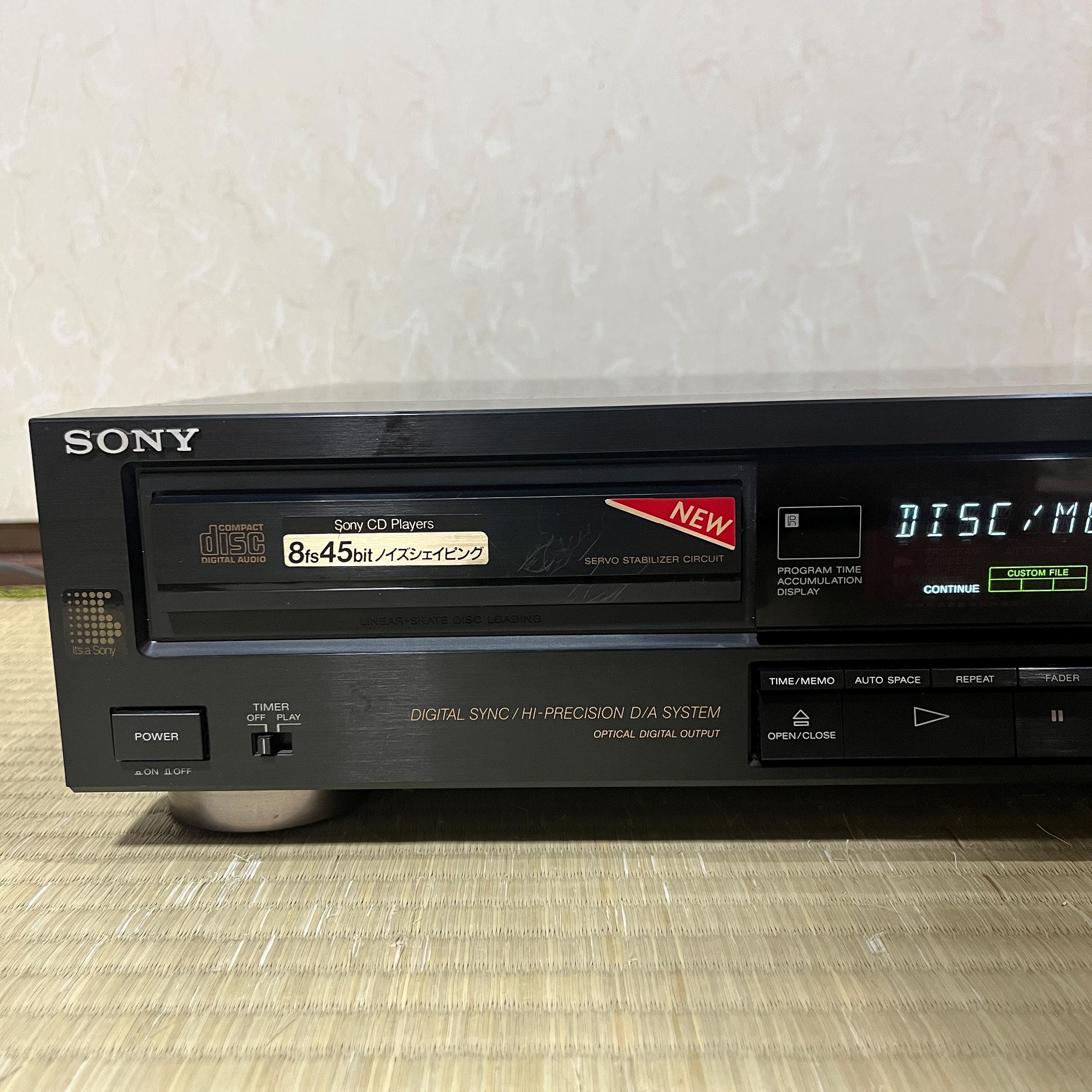 Sony CDP-970 Vintage CD Player – Fully Tested Hi-Fi Stereo, Optical Out Working Condition